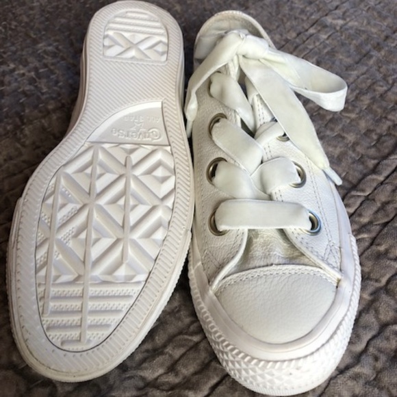 converse silk laces